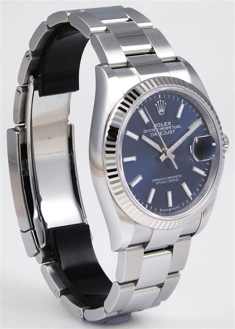 blue rolex oyster perpetual blue with numbers